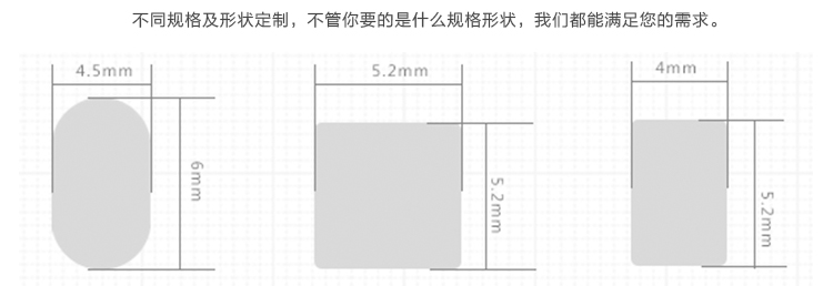 無痕可移膠模切形狀